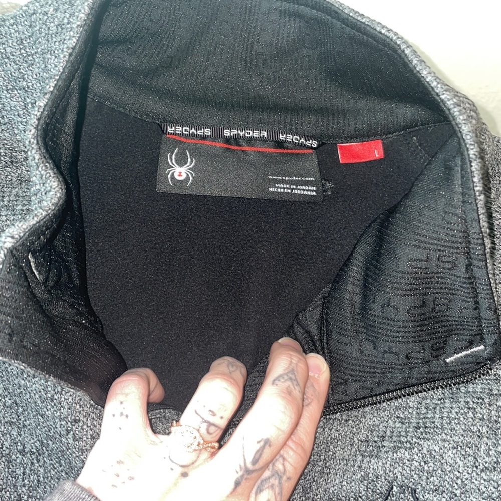 SOLD Spyder Men’s Full Zip Fleece Lined Sweater - Picture 4 of 6